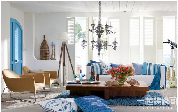 地中海风格装修图 地中海风格客厅效果图 地中海风格装修图 地中海风格客厅效果图